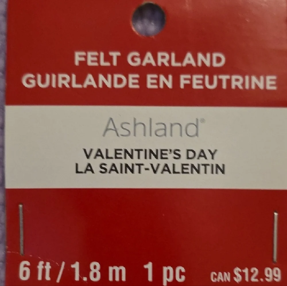 Ashland Valentine's Day Felt Garland